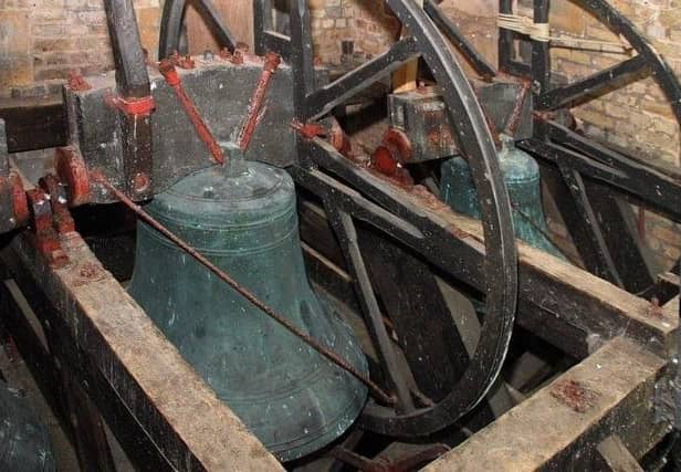 Some of the bells in All Saints' Church, Eastbourne