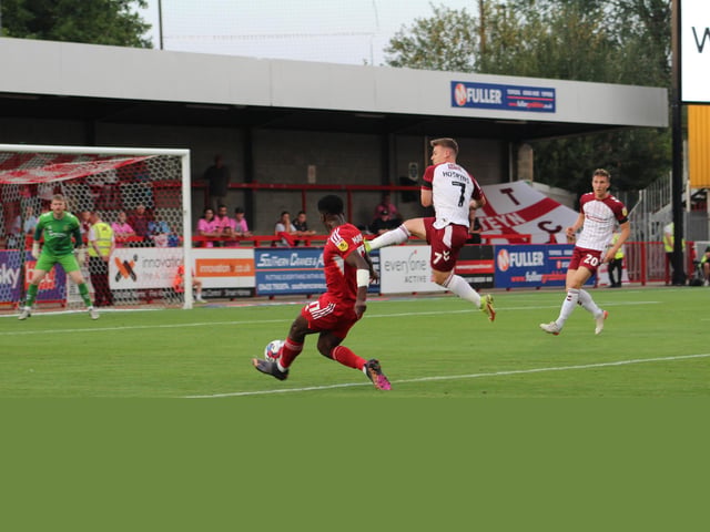 Crawley Town v Northampton Town - picture by Cory Pickford:Crawley Town v Northampton Town
