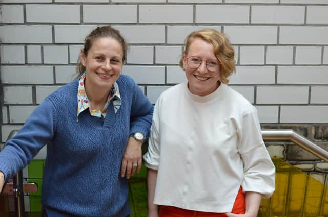 Director Georgina Law, who heads up Grasshopper’s new office, and Grasshopper’s managing director, Clare Jones