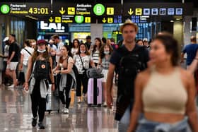 British holidaymakers who have booked trips to Spain have been warned to expect delays and disruptions over the August bank holiday weekend and beyond. Picture by PAU BARRENA/AFP via Getty Images