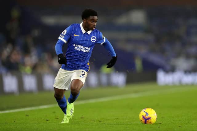 Tariq Lamptey of Brighton. (Photo by Naomi Baker/Getty Images)