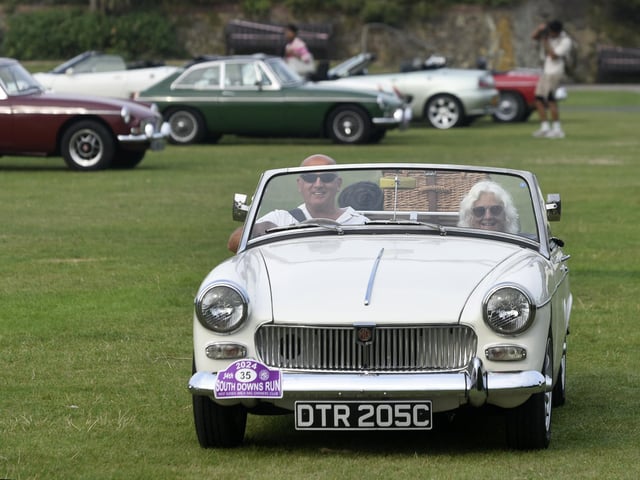 MG owners South Downs Run 2024 (Photo by Jon Rigby)