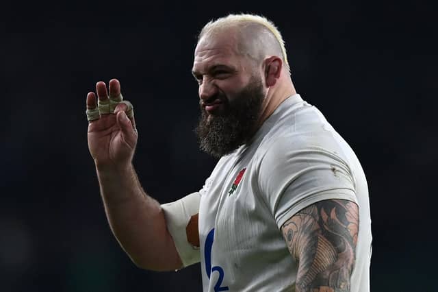 England's prop Joe Marler is a Brighton and Hove Albion fan