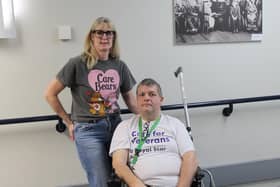 Ed will be taking part in the fundraising challenge with his wife Vikki. Photo: Royal Star & Garter - Care For Veterans