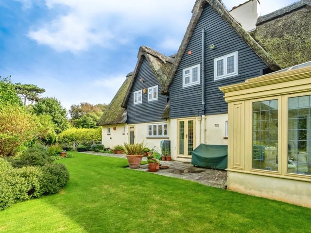 There's plenty to love about the well-maintained rear gardens.