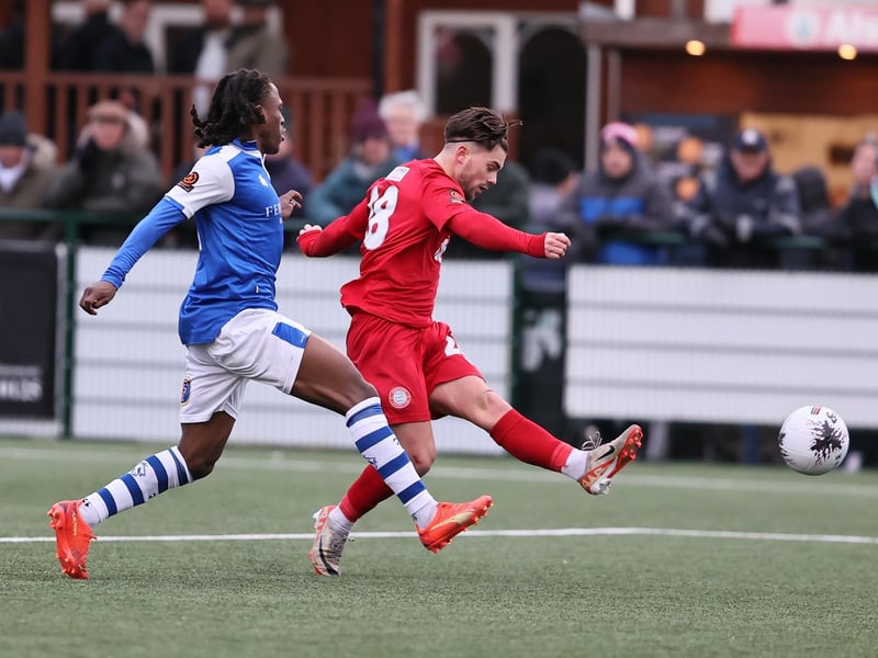 Worthing in action away to Tonbridge Angels in National League South