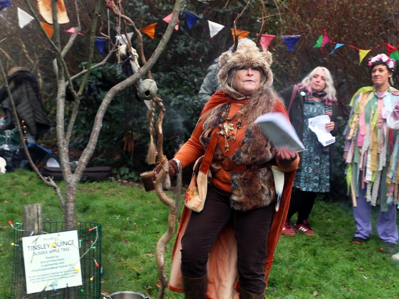 Wassail at Gensing Gardens on January 31 2026. Photo by Roberts Photographic.