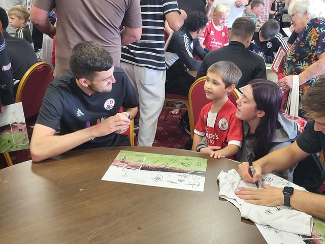 Ashley Nadesan chats to a fan