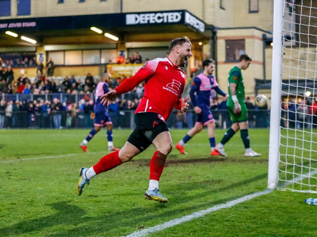 Action and goal celebrations from Eastbourne Borough's fine 3-1 win at Dulwich Hamlet in National League South