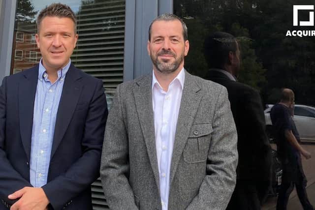 Acquirz Director & Co-Founder, Russ Wilmot (left) and Acquirz Director & Co-Founder, Chris Skinner (right)