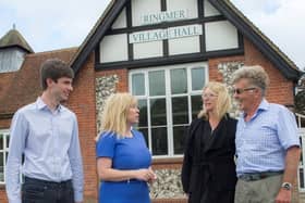 MP for Ringmer and Plumpton Maria Caulfield, pictured at Ringmer village hall, was one of the politicians angered by Brighton MP Lloyd Russell-Moyle's comments