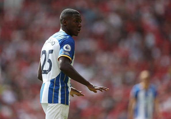 Brighton midfielder Moises Caicedo delivered a fine display in the Premier League opener against Manchester United at Old Trafford