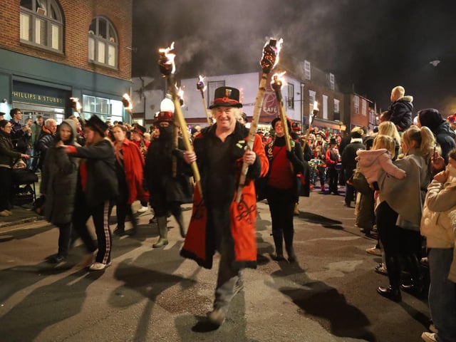 Rye Bonfire 2024. Photo by Andrew Clifton