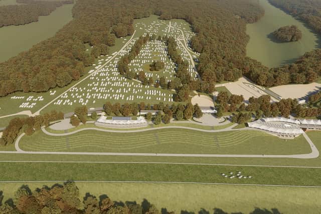 An impression of the new enclosure from above | Hopkins Architects