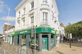 157-161 Terminus Road and 1a,b,c Pevensey Road have been listed for sale. Photo: Google