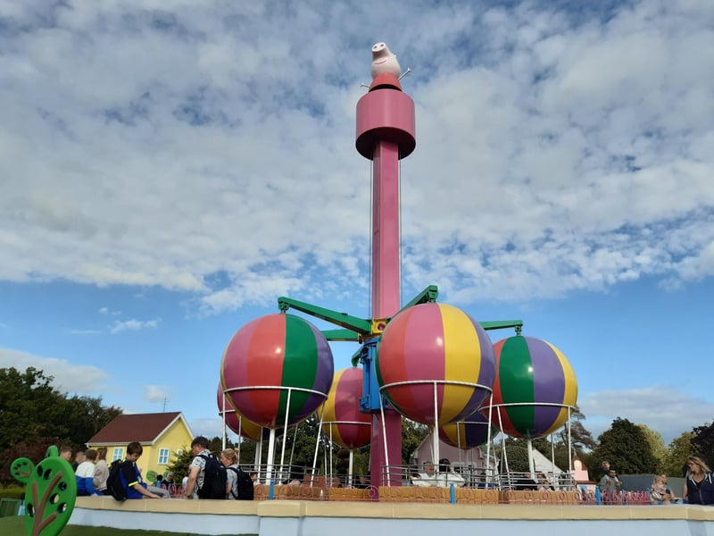 Paultons Park home of Peppa Pig World offers rides for all the family. From coasters to carousels, there's plenty to keep people of all ages entertained. Picture: Katherine HM