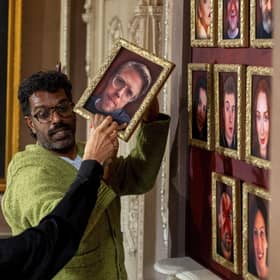 Romesh Ranganathan has been lined up for murder yet again – and this time, his biggest problem is that everyone has very good reason to believe he is a faithful. Photo: BBC / Studio Lambert / Euan Cherry
