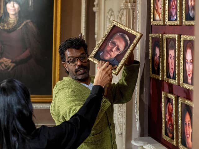 Romesh Ranganathan has been lined up for murder yet again – and this time, his biggest problem is that everyone has very good reason to believe he is a faithful. Photo: BBC / Studio Lambert / Euan Cherry