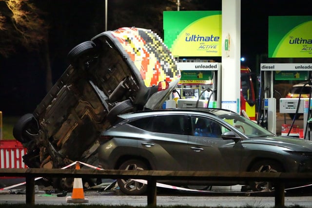 Collision by BP garage in Emsworth