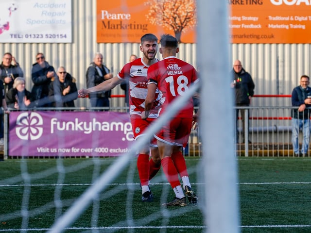 Eastbourne Borough got a vital 3-1 win against Braintree Town at Priory Lane on Saturday. Photographer Lydia Redman was there to catch the action.