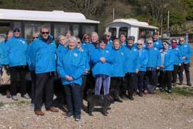 The 'welcome team' organised by Friends of Eastbourne Seafront