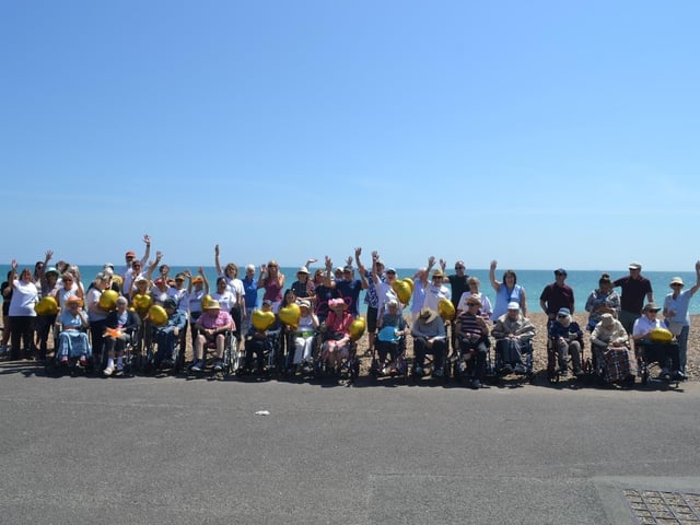 A group of 54 staff and residents took part in Highgrove House Walk and Wheel 2025