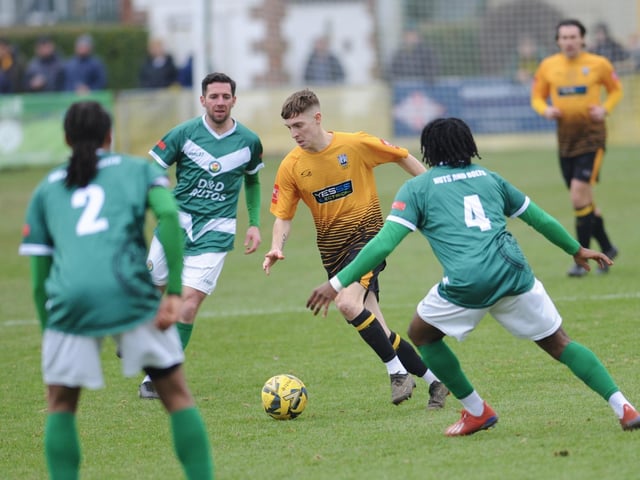 Littlehampton Town take on Ashford United in the Isthmian south east division
