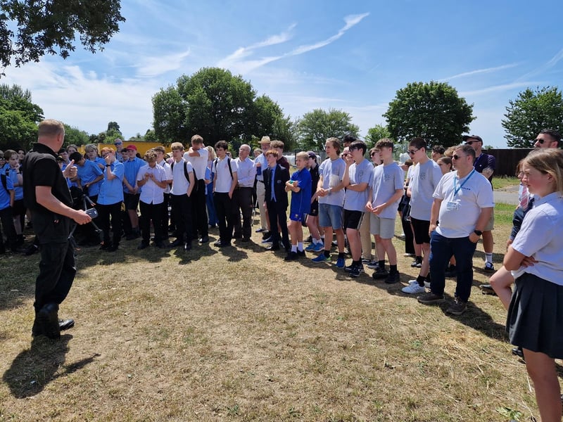 The police drone demonstration