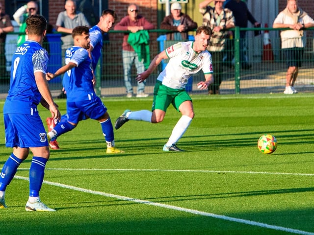 Action from AFC Totton v Bognor Regis Town, July 2023