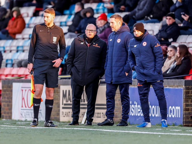 Action from Eastbourne Borough's 2-1 FA Trophy third round defeat at home to Bracknell Town