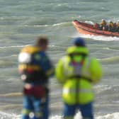 A large search and rescue mission has been launched to find a missing swimmer. Picture: Eddie Mitchell