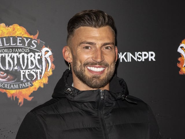 Jake Quickenden attends Tulleys Shocktober Fest at Tulleys Farm on September 30, 2022 in Crawley, England. (Photo by Stuart C. Wilson/Stuart Wilson/Getty Images for Tulleys Shocktober Fest