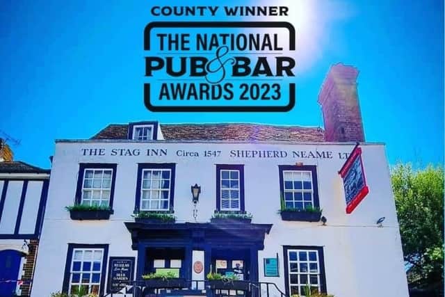 The Stag in Hastings Old Town has been voted the best pub in East Sussex
