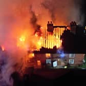 Fire at The Angel Inn in Midhurst. Picture from Eddie Mitchell
