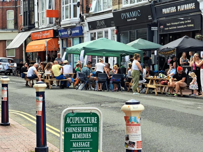 Hundreds of residents gathered in Eastbourne yesterday (Saturday, July 8) to enjoy the town’s second ever Food and Arts Festival. Picture: Sam Pole