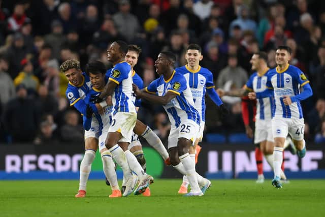 Despite this incredible run of form, Albion supporters will be wary of their less-than-impressive record against Palace in the Premier League, winning two of their ten meetings against the South London club since being promoted in 2017. . (Photo by Mike Hewitt/Getty Images)