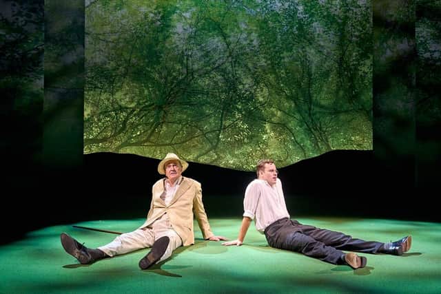 Rupert Everett and Jack Bardoe in John Mortimer's A Voyage Round My Father at Chichester Festival Theatre. Photo: Manuel Harlan
