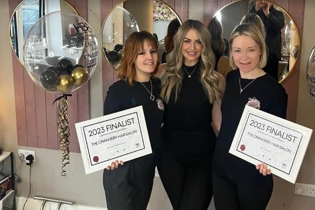 The Orangery Hair Salon in Bexhill has been named a finalist in two categories at the UK Hair and Beauty Awards.