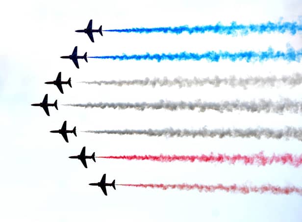 The Red Arrows will fly across Mid and West Sussex on Thursday, August 18. Picture: Steve Robards