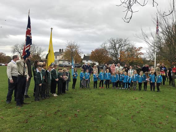 The 1st Wisborough Green Scout Group Beaver Colony and Cub Pack turned out in force to mark Remembrance Sunday.