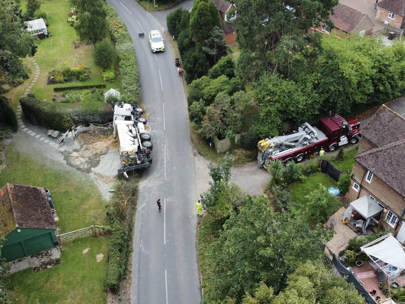 The scene of the incident. Picture: Sussex News and Pictures