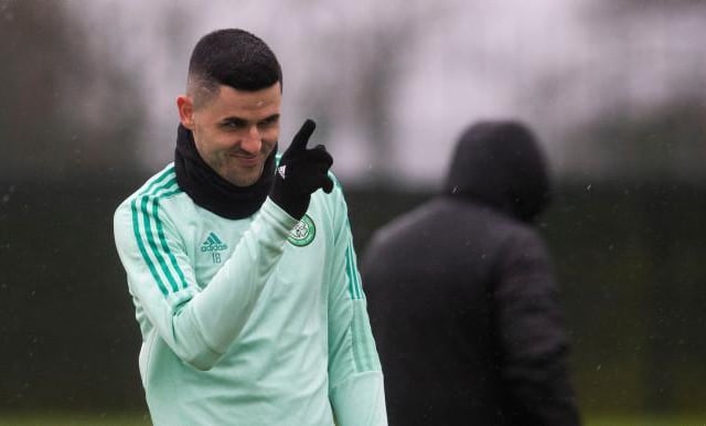 This will be far removed from his warmer climes in Australia but when Celtic need a goal, the midfield maverick is so often there to supply it. This time they need two and Rogic 's late runs into the box could be key behind Giakoumakis.