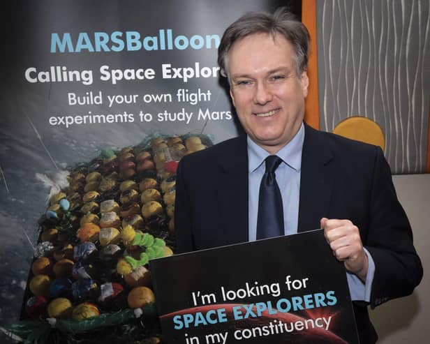 Henry Smith MP is encouraging Crawley schools to take part in Thales Alenia Space's MARSBalloon project