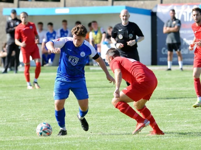 Action from Shoreham v Pagham in the SCFL premier division