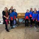The 3rd Haywards Heath Guides with Mid Sussex MP Mims Davies