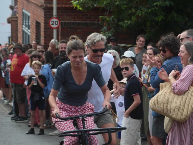 Hastings Old Town Carnival Week 2025: Bike Race. Photo by Roberts Photographic.