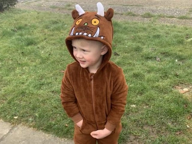 Steph Lewis sent in this picture, The Gruffalo