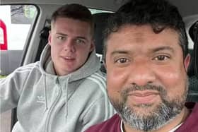 Brighton fan Shakil – who has taught a number of Albion players how to drive – posted a wholesome video on TikTok, congratulating Ferguson on his hat-trick, with photos of the pair together before and after he passed his test. Click here to watch the video. (Image: shaakils/TikTok)