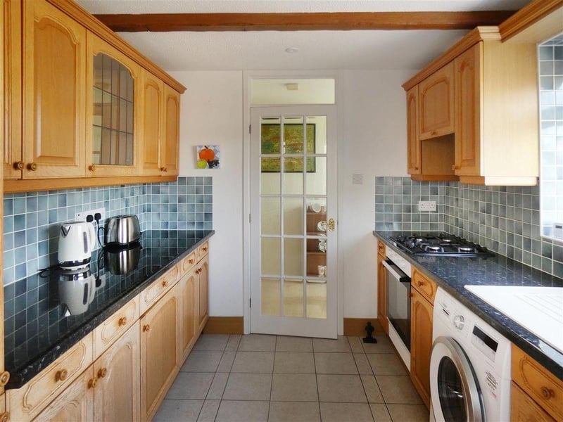 This superb two-bedroom, detached bungalow on the South Beaumont Park development is offered for sale with no onward chain through Glyn Jones, priced at £550,000.