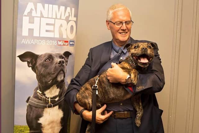Mike was honoured with the RSPCA Superstar of the Year accolade at the Animal Hero Awards for his long service and commitment to tackling animal cruelty.